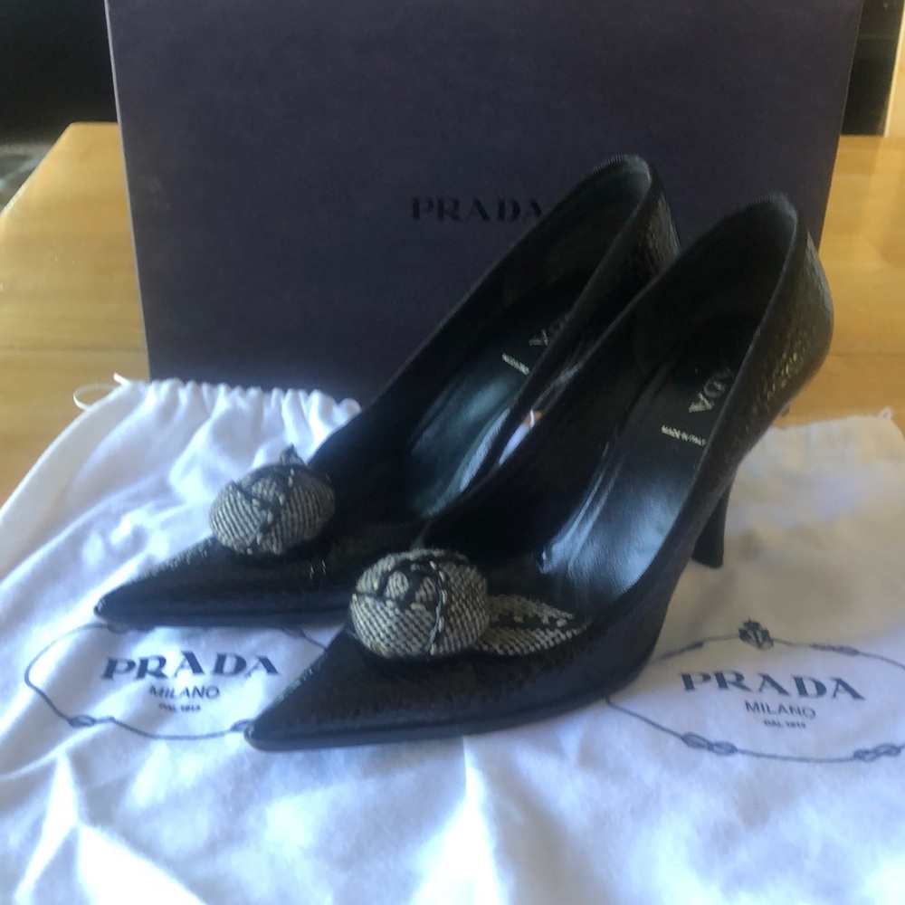 Prada Calzature Donna St. Fume Rose pumps